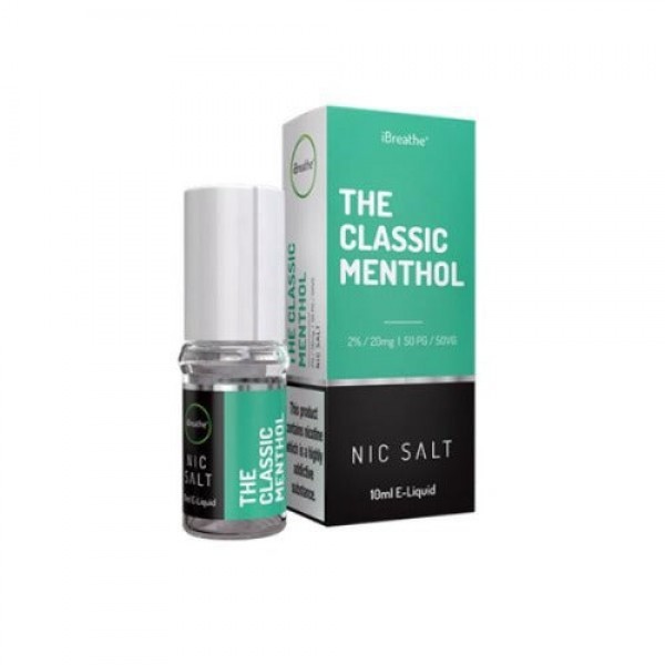 The Classic Menthol iBreathe 20mg Nic Salts