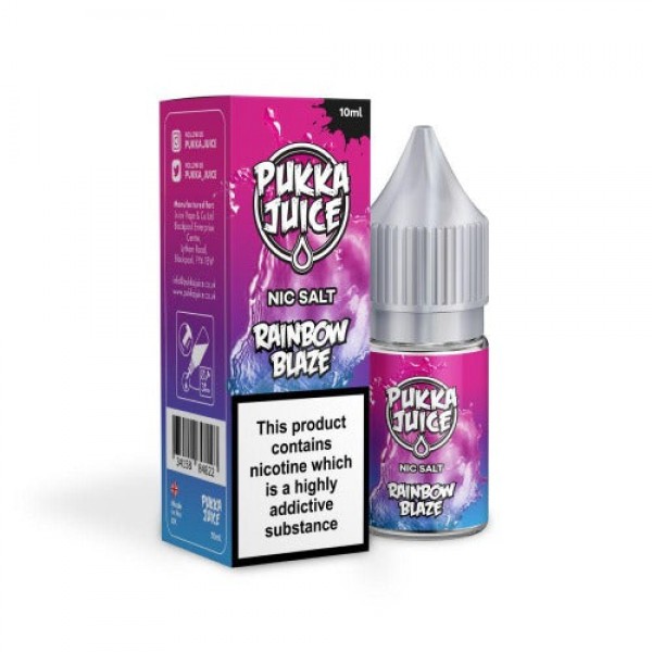 Rainbow Blaze Pukka Juice 20mg Nic Salts