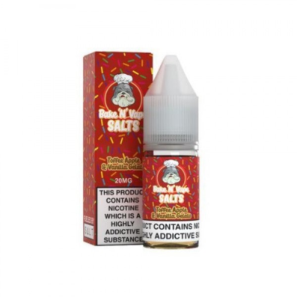 Toffee Apple & Vanilla Gelato Bake 'N' Vape Nic Salts 10ml