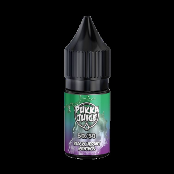 Blackcurrant Menthol Pukka Juice 50/50 E Liquid