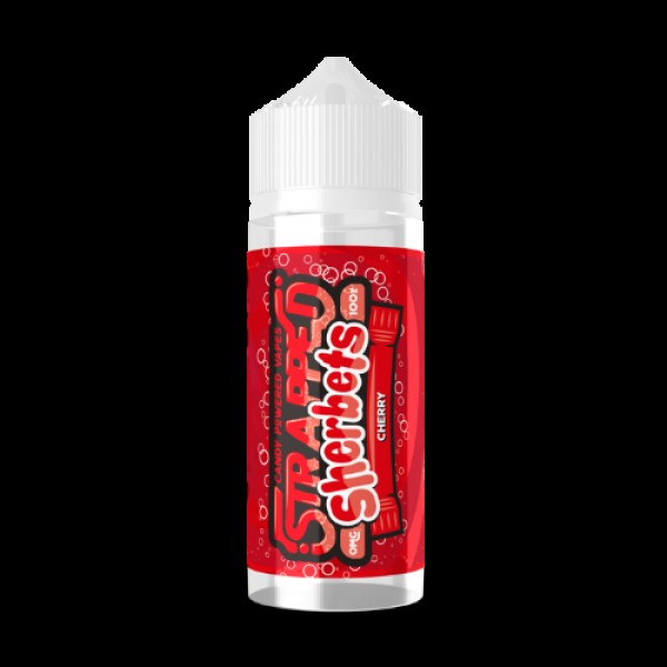 Strapped Sherbets 100ml - Cherry