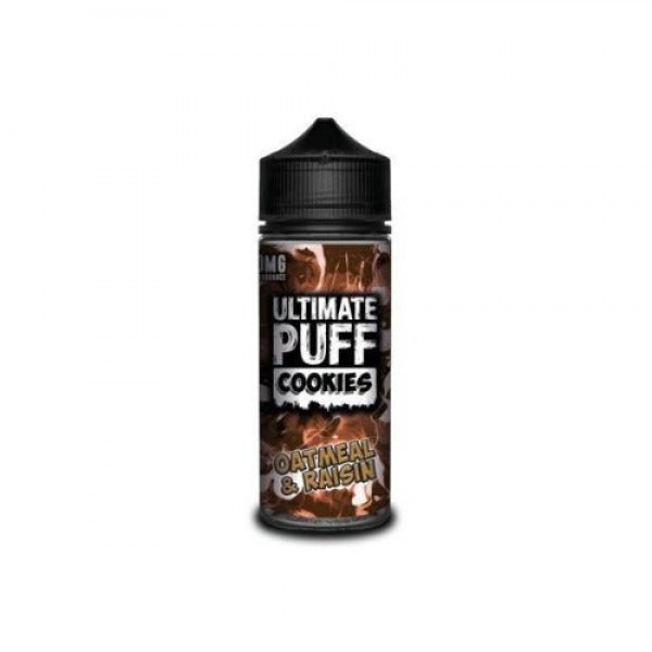 Ultimate Puff Cookies Oatmeal & Raisin 100ml Shortfill