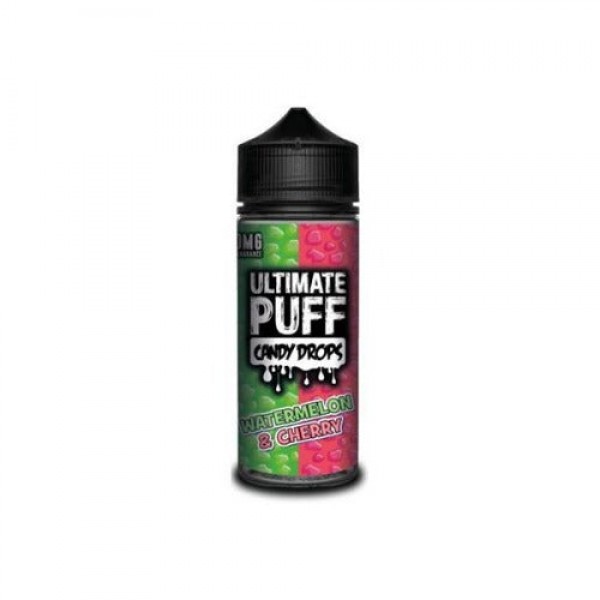 Ultimate Puff Candy Drops Watermelon Cherry 100ml Shortfill