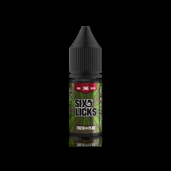 Truth or Pear By Six Licks 50/50 E-Liquids